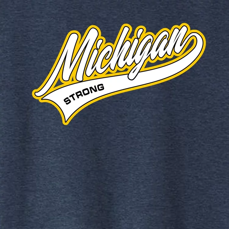 Michigan Strong Women's Crop Top Tee