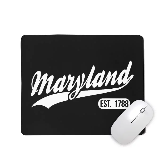 Maryland State Map Maryland Home Mousepad