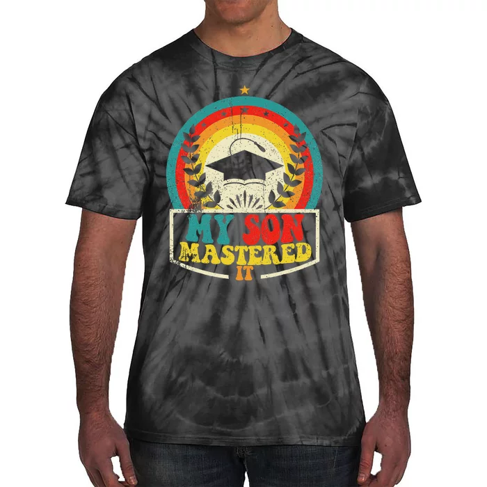 My Son Mastered It Class Of 2024 Vintage Masters Tie-Dye T-Shirt