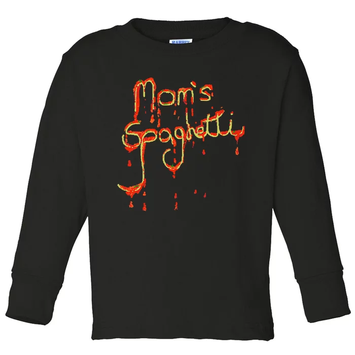 MomS Spaghetti Music Toddler Long Sleeve Shirt