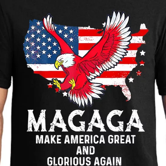 MAGAGA Shirt Make America Great And Glorious Again Trump President Pajama Set