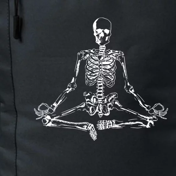 Meditating Skeleton Daily Commute Backpack