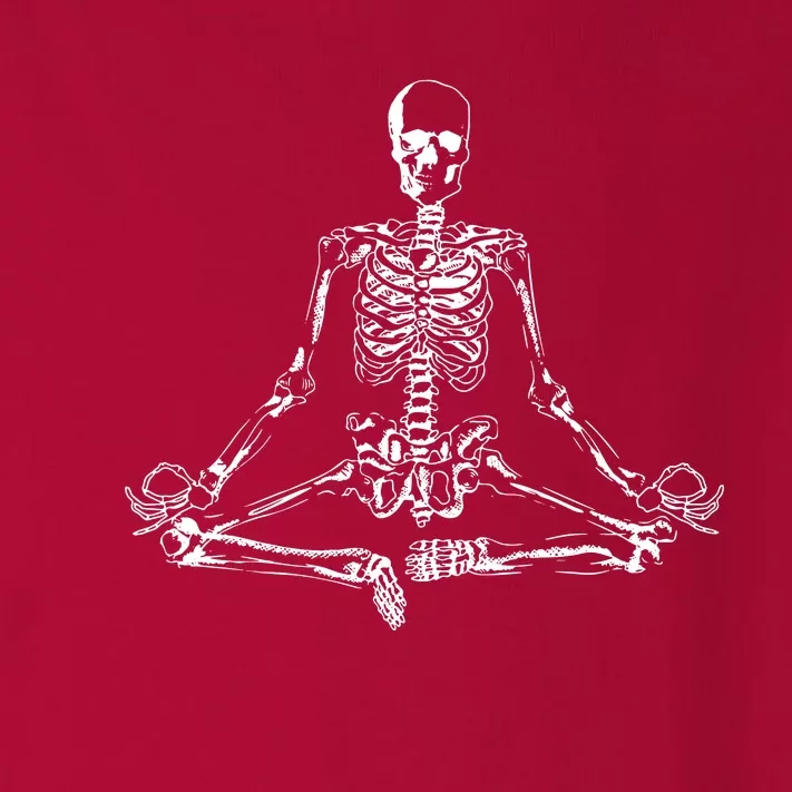 Meditating Skeleton Toddler Long Sleeve Shirt