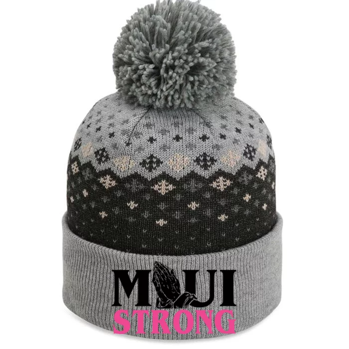 Maui Strong The Baniff Cuffed Pom Beanie