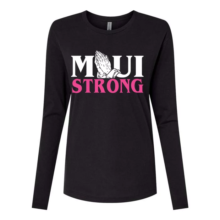 Maui Strong Womens Cotton Relaxed Long Sleeve T-Shirt