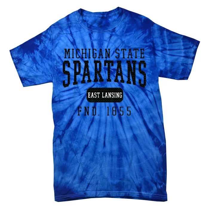 Michigan State Msu Spartans Founded Date Tie-Dye T-Shirt