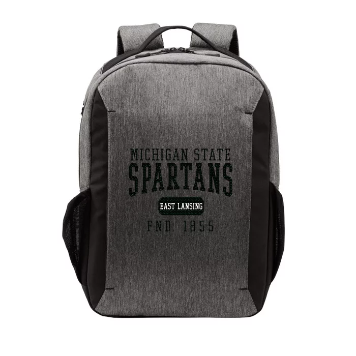 Michigan State Msu Spartans Founded Date Vector Backpack