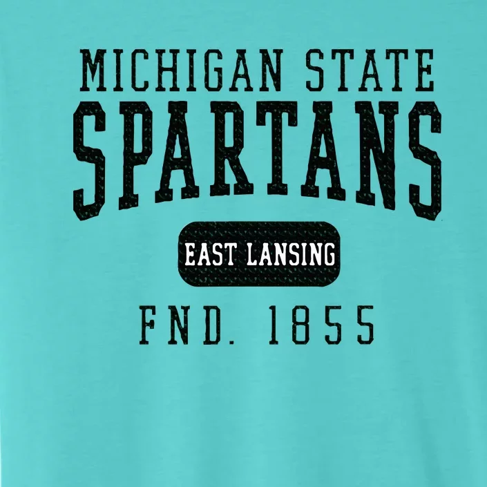 Michigan State Msu Spartans Founded Date ChromaSoft Performance T-Shirt