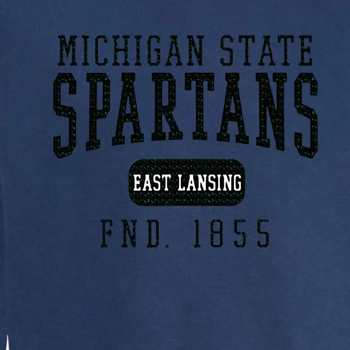 Michigan State Msu Spartans Founded Date Garment-Dyed Sweatshirt