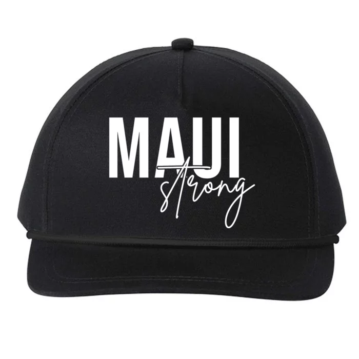 Maui Strong Snapback Five-Panel Rope Hat