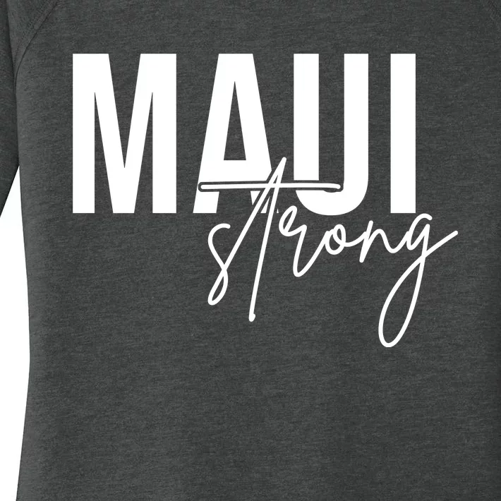 Maui Strong Women's Perfect Tri Tunic Long Sleeve Shirt