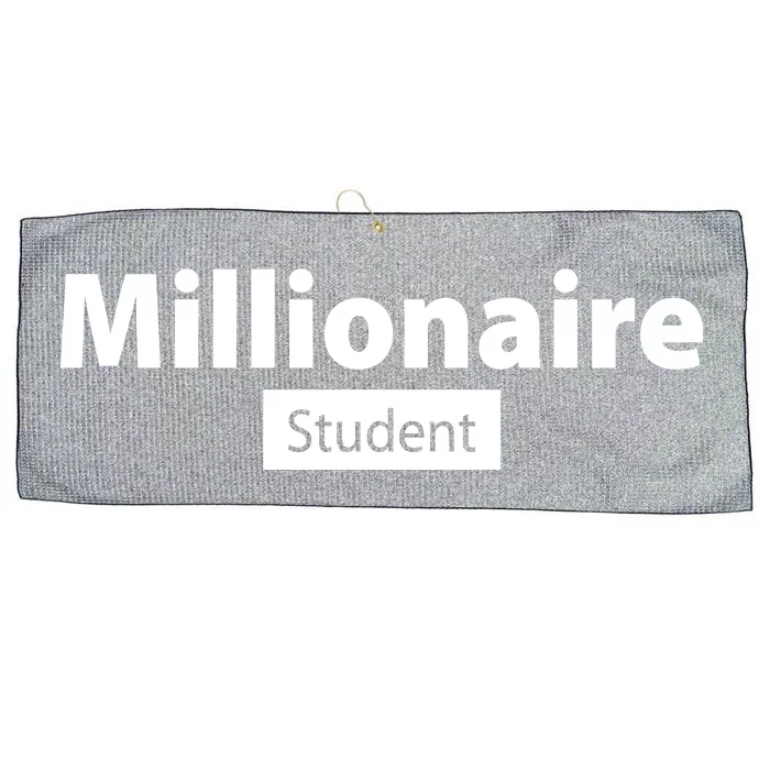 Millionaire Student Large Microfiber Waffle Golf Towel