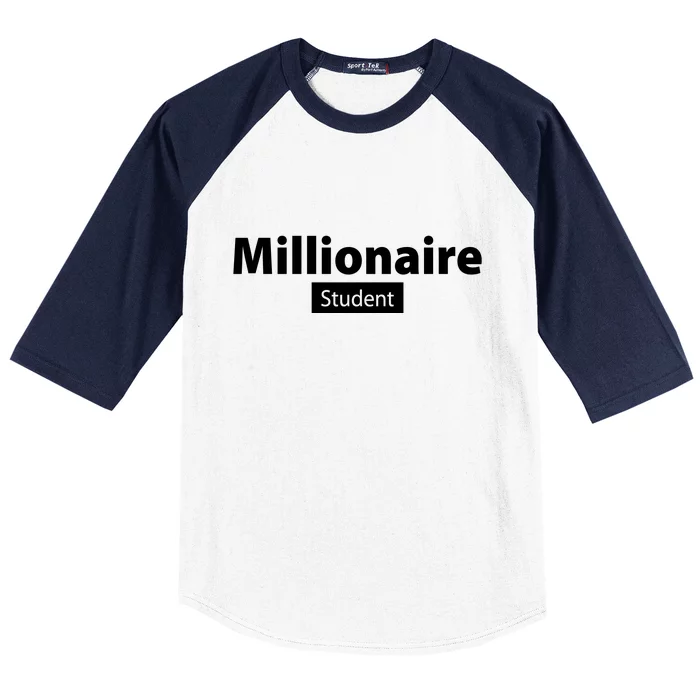 Millionaire Student Baseball Sleeve Shirt