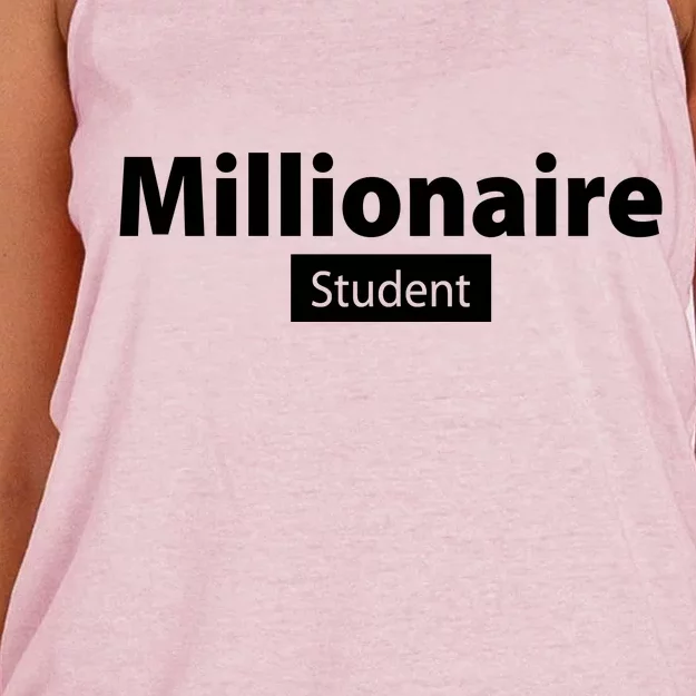 Millionaire Student Women's Knotted Racerback Tank