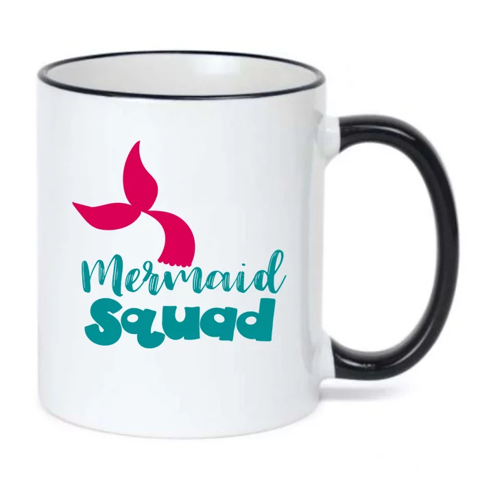 Mermaid Squad Black Color Changing Mug