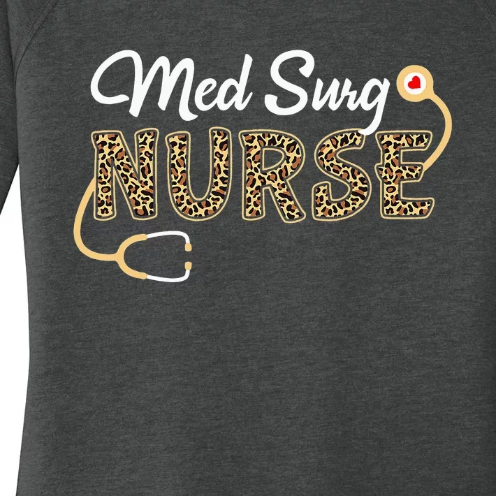 Med Surg Nurse Medical Surgical Nursing Women's Perfect Tri Tunic Long Sleeve Shirt