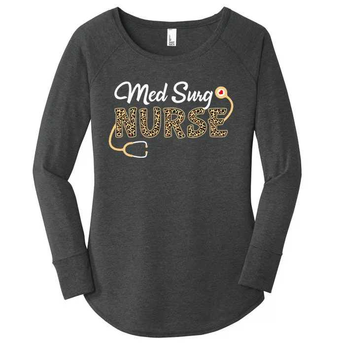 Med Surg Nurse Medical Surgical Nursing Women's Perfect Tri Tunic Long Sleeve Shirt