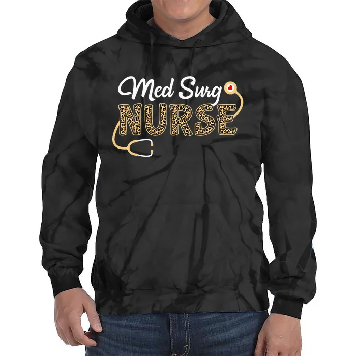 Med Surg Nurse Medical Surgical Nursing Tie Dye Hoodie