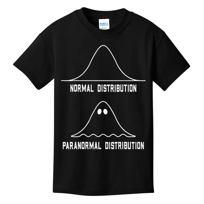 Math Statistics Normal Paranormal Distribution Teacher Kids T-Shirt