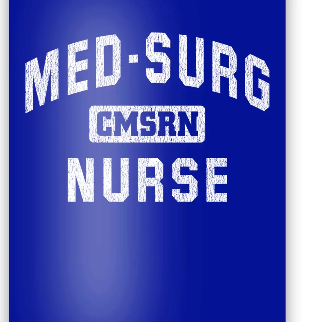 Medical Surgical Nursing Gift Cmsrn Med Surg Nurse Gift Poster