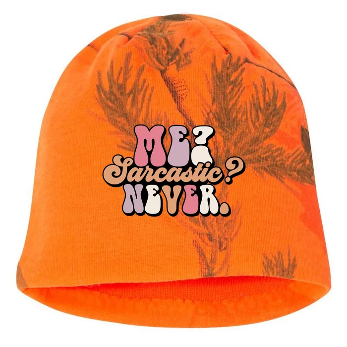 Me? Sarcastic? Never Kati - Camo Knit Beanie