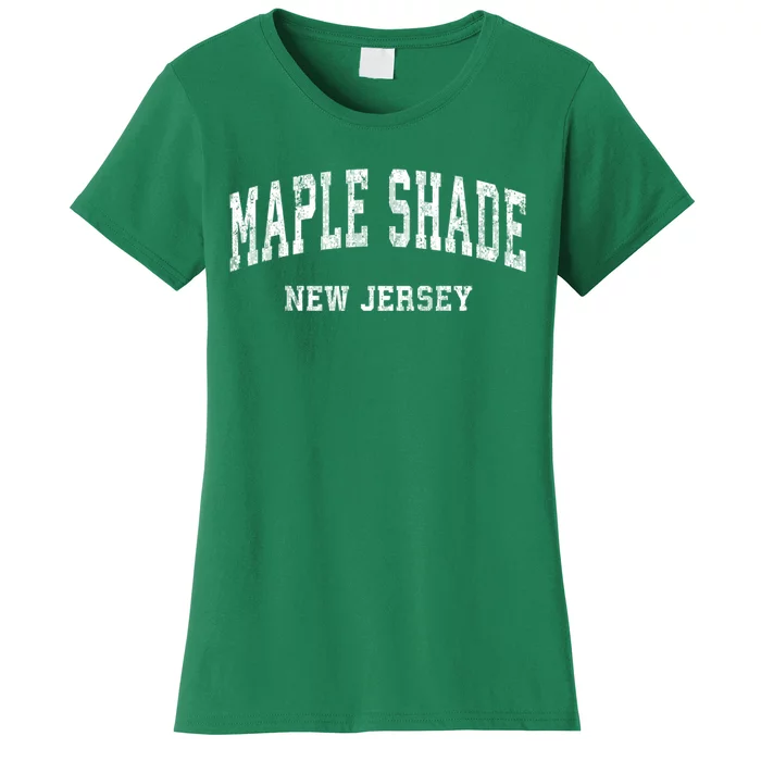 Maple Shade New Jersey Nj Vintage Varsity Sports Women's T-Shirt