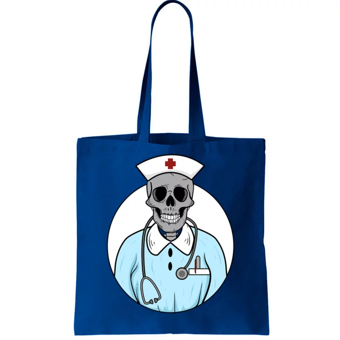 Medical Skull Nursing Horror Fun Nurse Skeleton Halloween Meaningful Gift Tote Bag