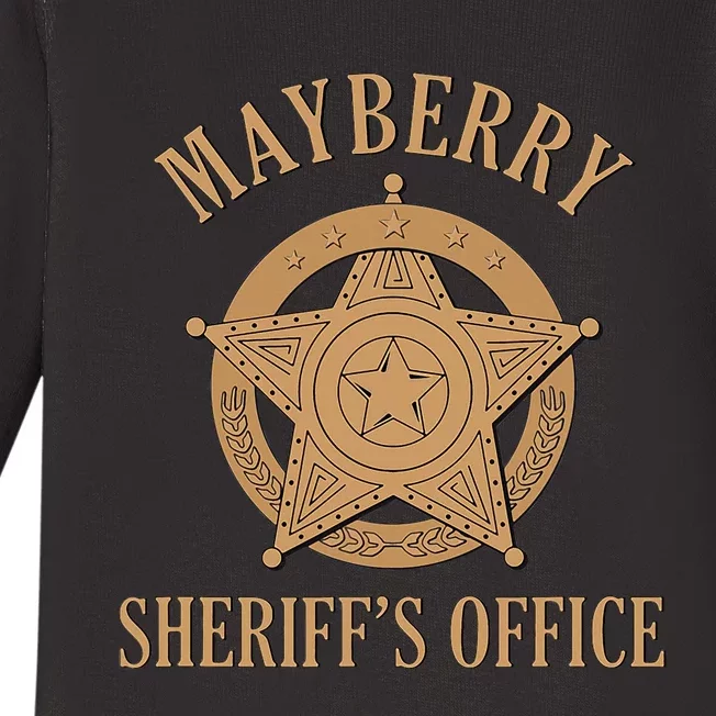 Mayberry SheriffS Office Classic Tv Baby Long Sleeve Bodysuit