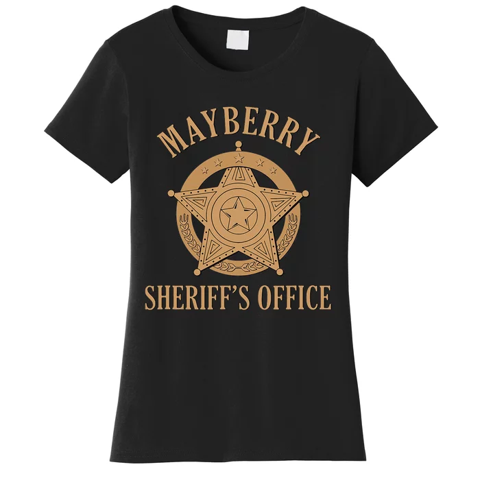 Mayberry SheriffS Office Classic Tv Women's T-Shirt