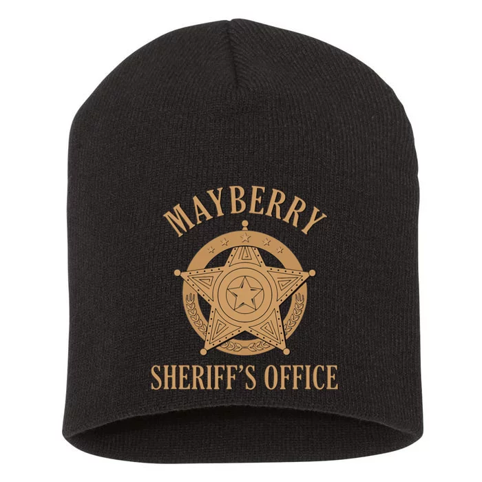 Mayberry SheriffS Office Classic Tv Short Acrylic Beanie