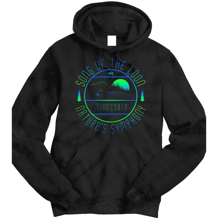 Minnesota Song Of The Loon Minnesota Loon Tie Dye Hoodie