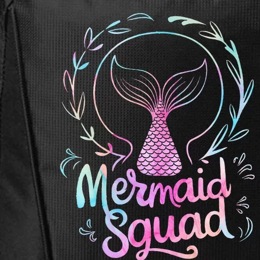 Mermaid Squad Of The Birthday Mermaid City Backpack