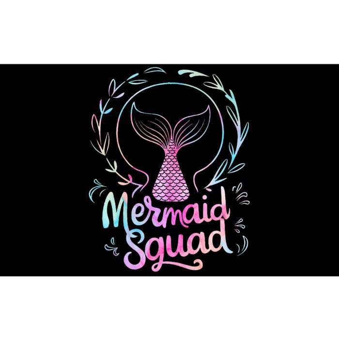 Mermaid Squad Of The Birthday Mermaid Bumper Sticker