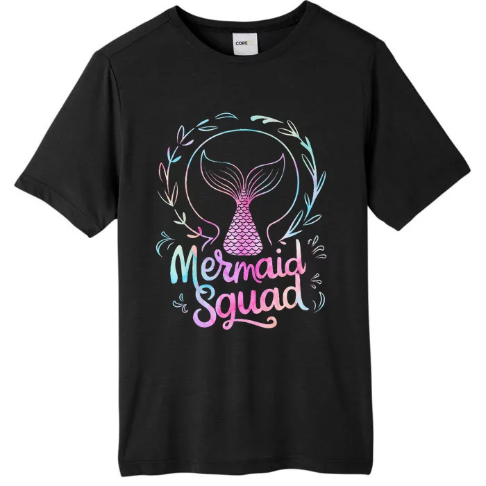 Mermaid Squad Of The Birthday Mermaid ChromaSoft Performance T-Shirt