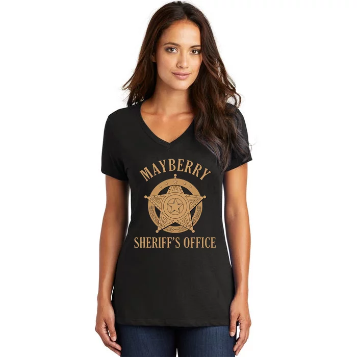 Mayberry SheriffS Office Classic Women's V-Neck T-Shirt