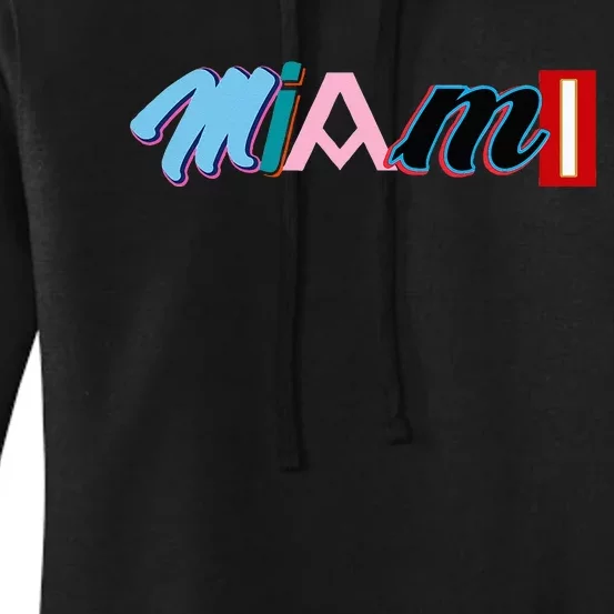 Miami Sports Pride Fan City Women's Pullover Hoodie