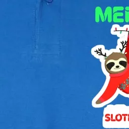 Merry Slothmas Pajamas Xmas Family Matching Gift Softstyle Adult Sport Polo