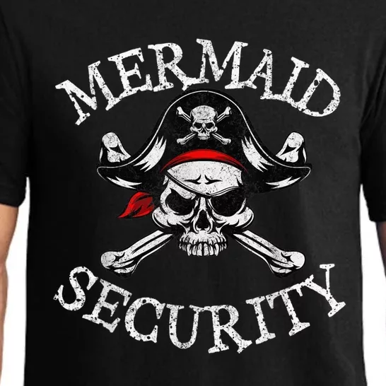 Mermaid Security Pirate Party Dad Brother Family Matching Pajama Set