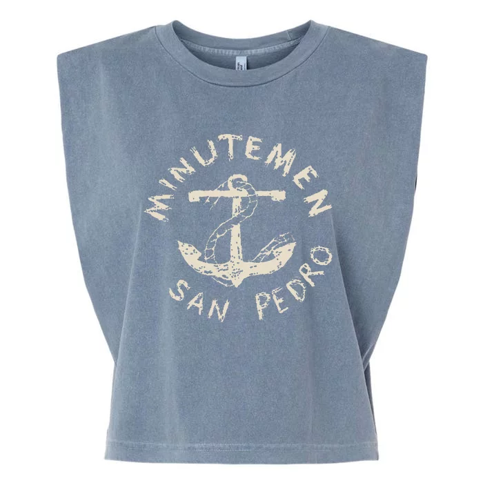 Minutemens San Pedro California In 1980 Garment-Dyed Women's Muscle Tee