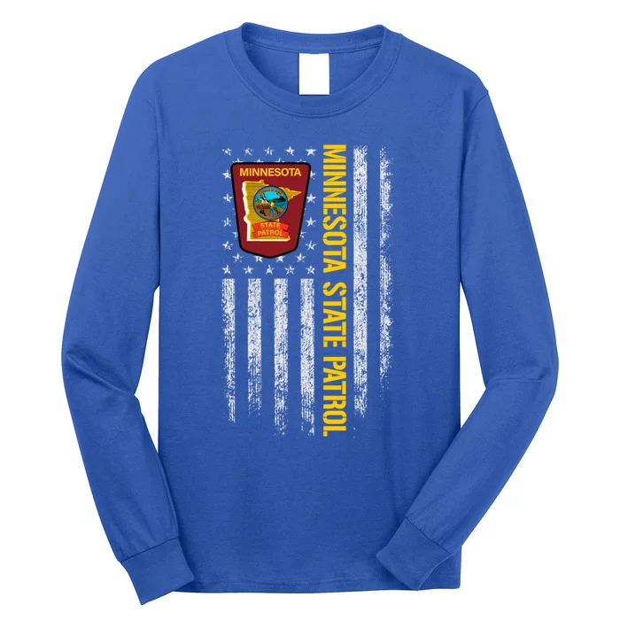 Minnesota State Patrol American Flag Long Sleeve Shirt