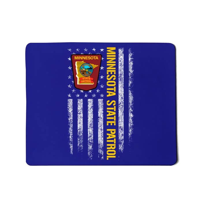 Minnesota State Patrol American Flag Mousepad