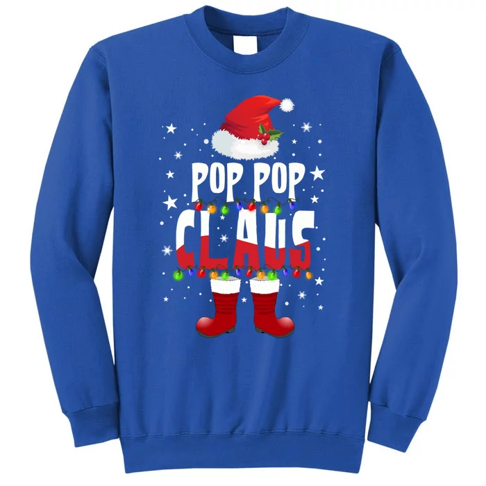 Merry Santa Pop Pop Claus Christmas Family Matching Group Gift Sweatshirt