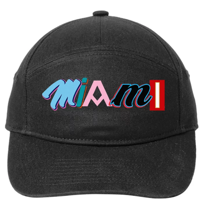 Miami Sports Pride Fan City 7-Panel Snapback Hat