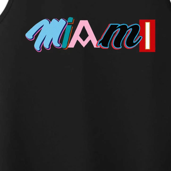 Miami Sports Pride Fan City Performance Tank