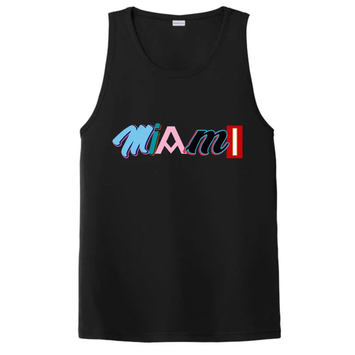 Miami Sports Pride Fan City Performance Tank