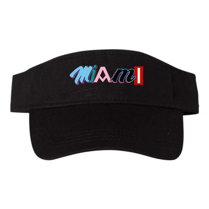 Miami Sports Pride Fan City Valucap Bio-Washed Visor