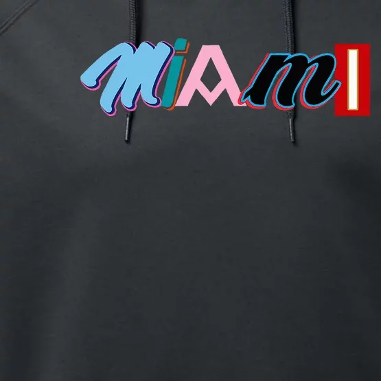 Miami Sports Pride Fan City Performance Fleece Hoodie