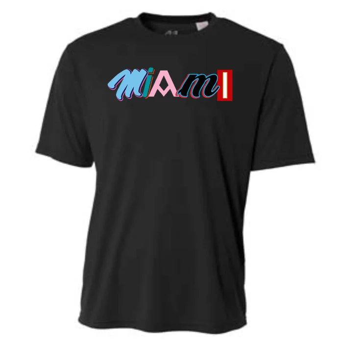 Miami Sports Pride Fan City Cooling Performance Crew T-Shirt