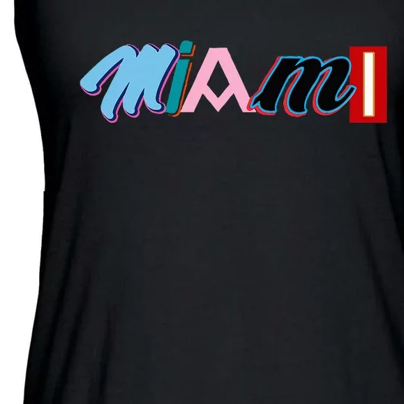 Miami Sports Pride Fan City Ladies Essential Flowy Tank