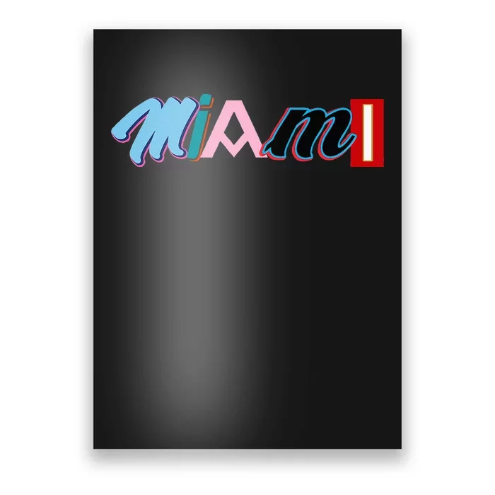 Miami Sports Pride Fan City Poster